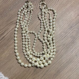 J. Crew Cream Pearl Necklace